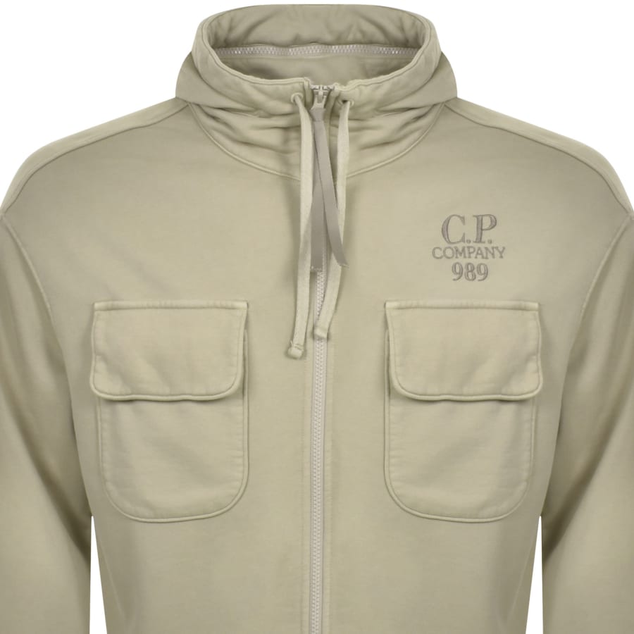 Cp company hoodie khaki 2025